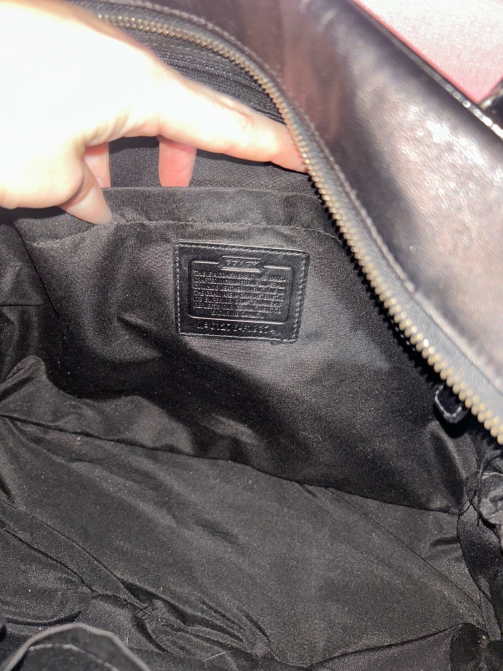 Coach Black Leather Dome Satchel with Top Handles - Picture 4 of 5